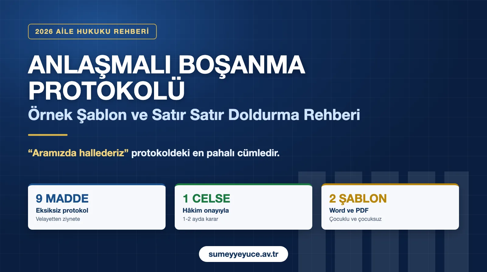 Anlaşmalı boşanma protokolü örneği 2026: 9 madde, tek celse, çocuklu ve çocuksuz Word ve PDF şablon