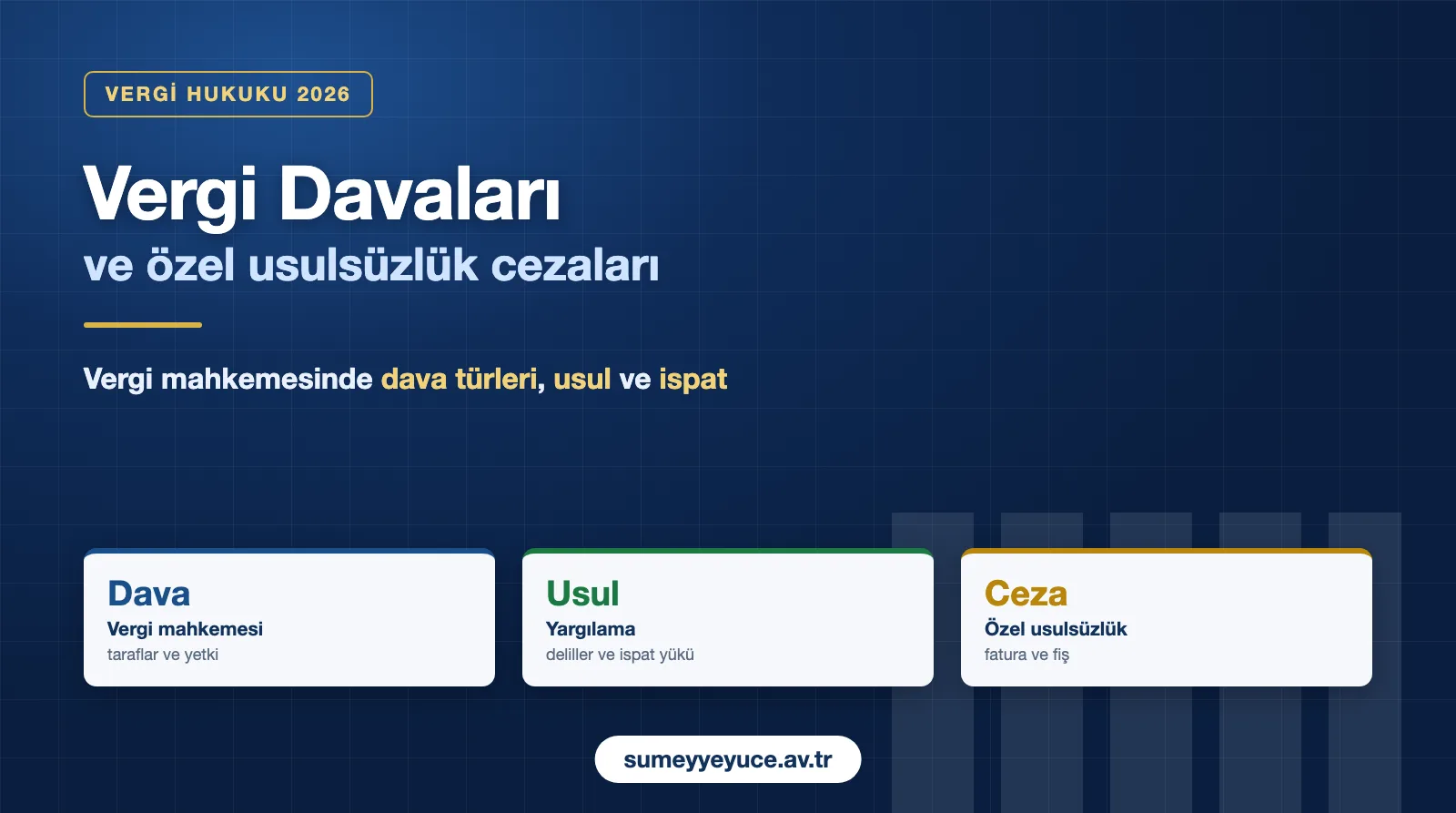 Türk Hukukunda Vergi Davaları